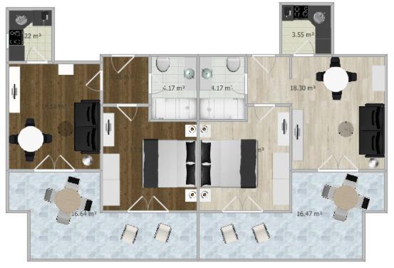 Comfort One-Bedroom Apartment south-west panorama,1093785234:JPEG